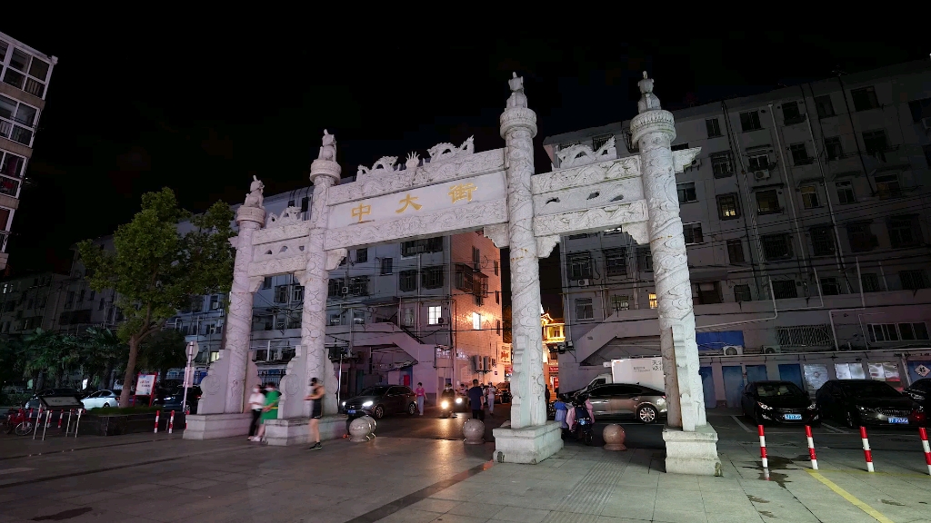 海安中大街延时拍摄