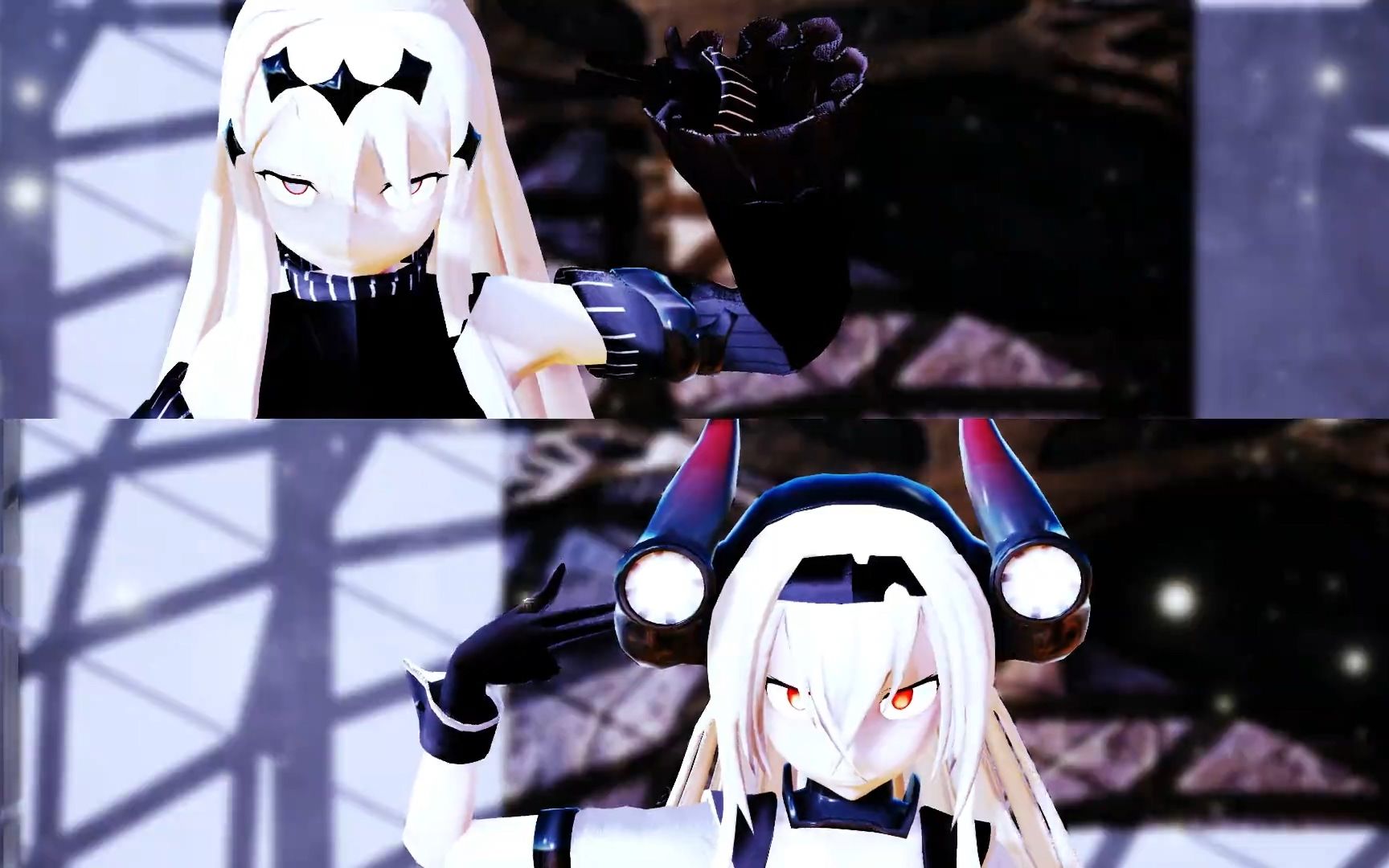 【mmd舰c】防空栖姬和空母水鬼 自杀游行