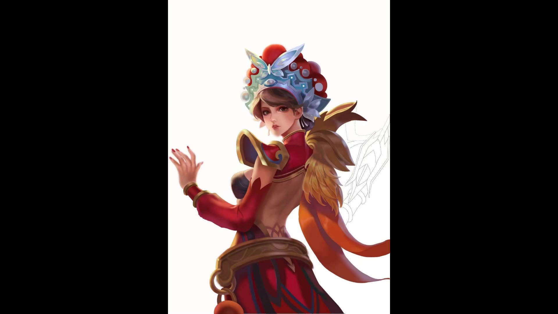 鼠绘虞姬 霸王别姬的皮肤