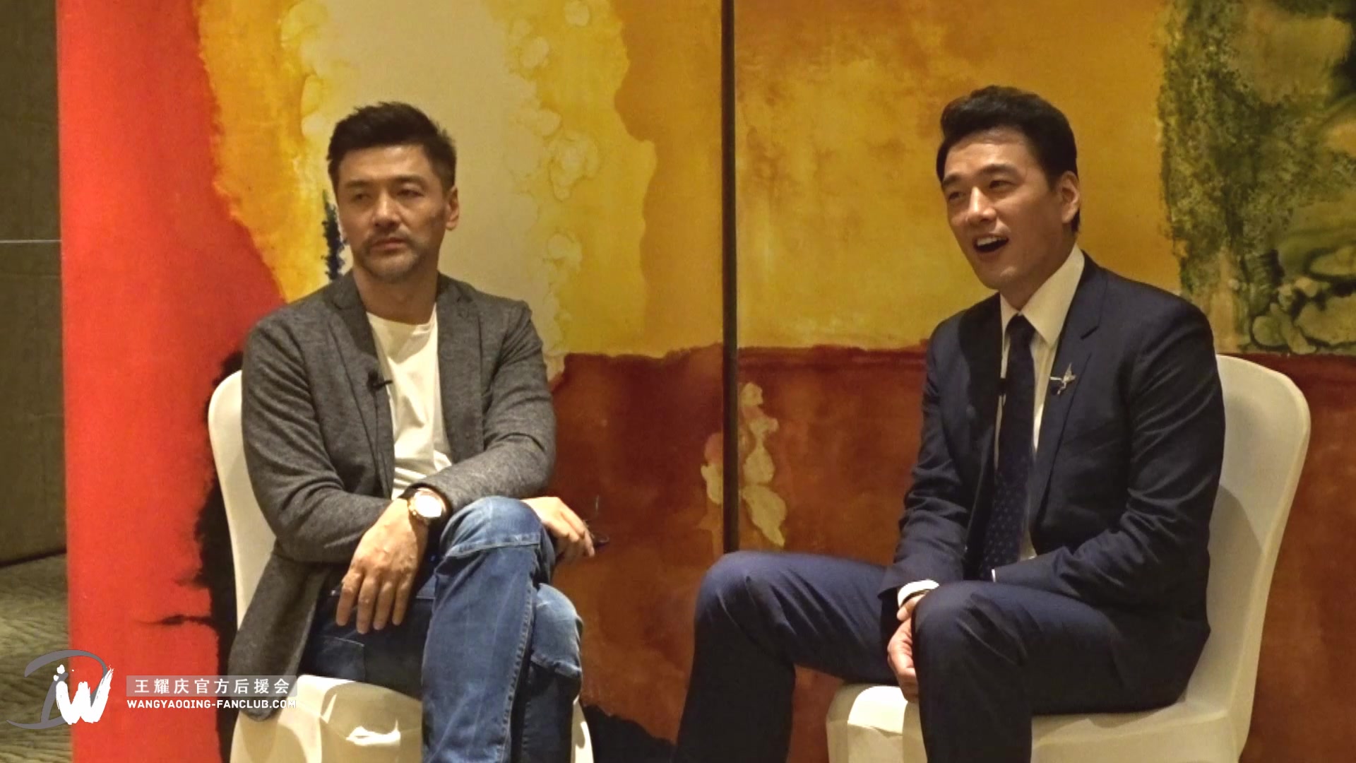 4演员王耀庆王策梨视频专访侧拍花絮