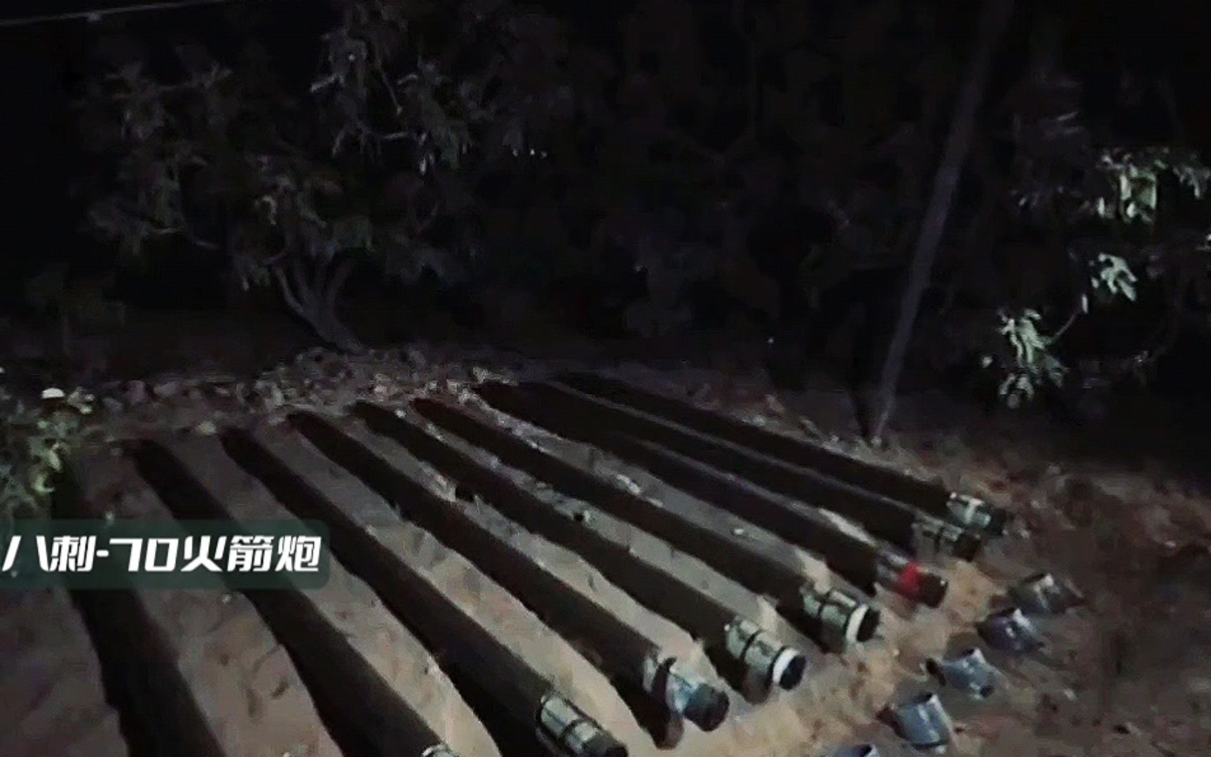 哈马斯公自制远程火箭炮