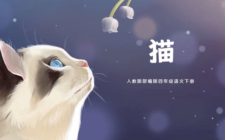 【课件】《猫/郑振铎》YW071092,部编版,,初中,七年级,上册,(YW语文)哔哩哔哩bilibili