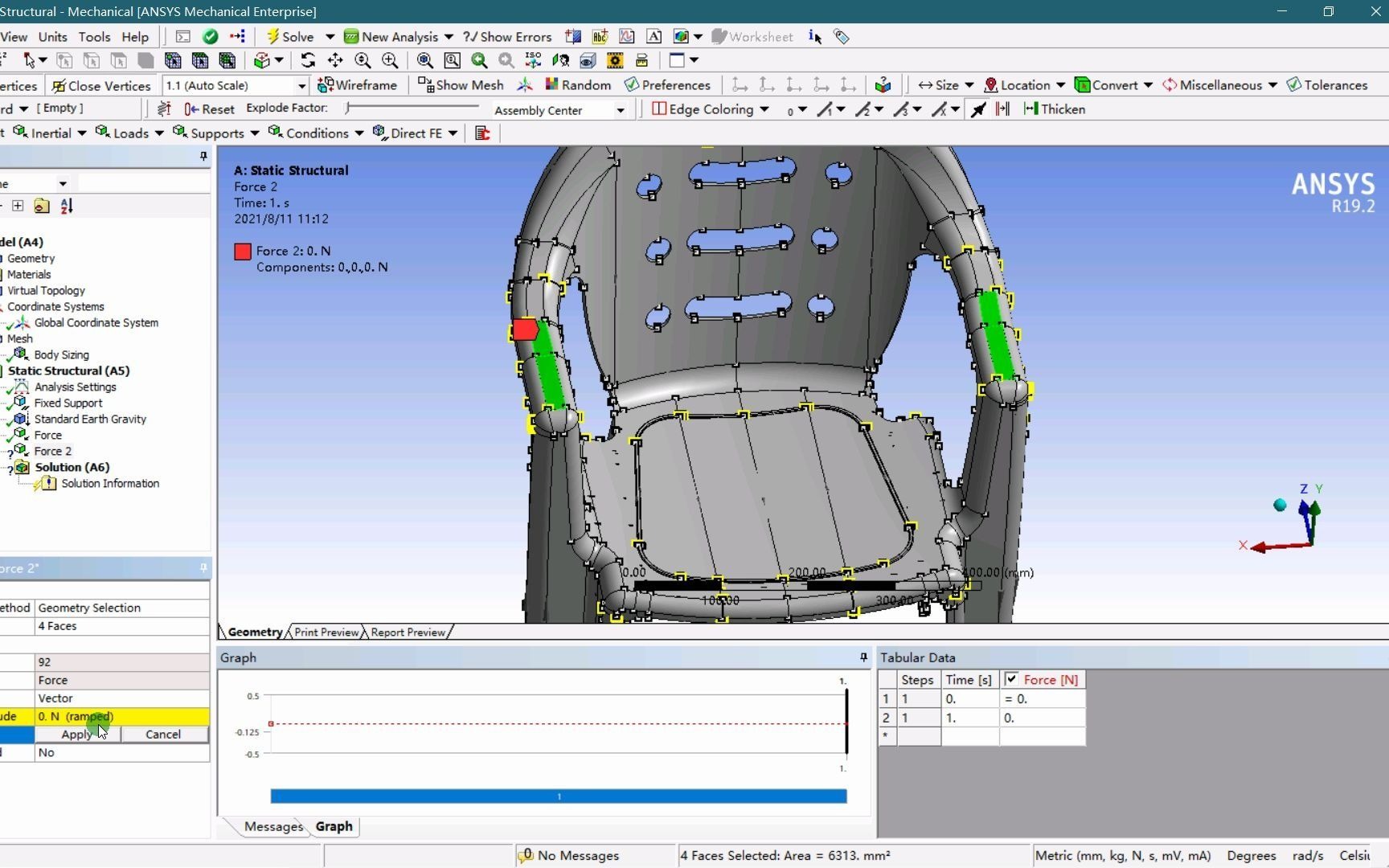 [图]【Ansys workbench案例06】塑胶背椅静力学