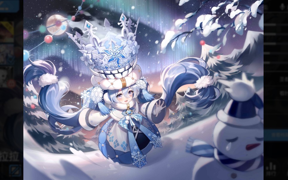 【300大作战】克拉拉雪精灵皮肤展示【300大作战千胜克拉拉 夕瑶】