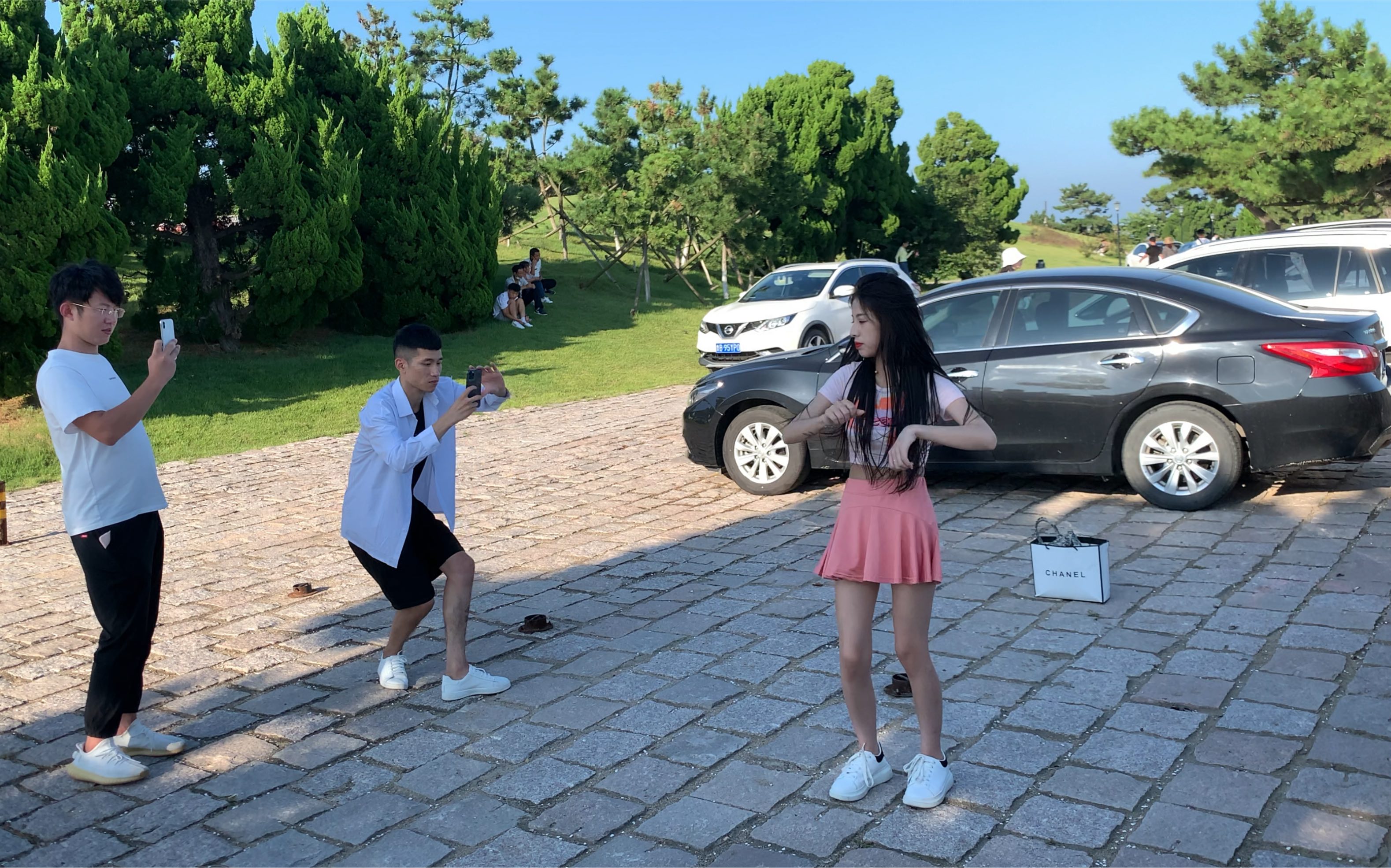 第三视角拍网红拍摄现场
