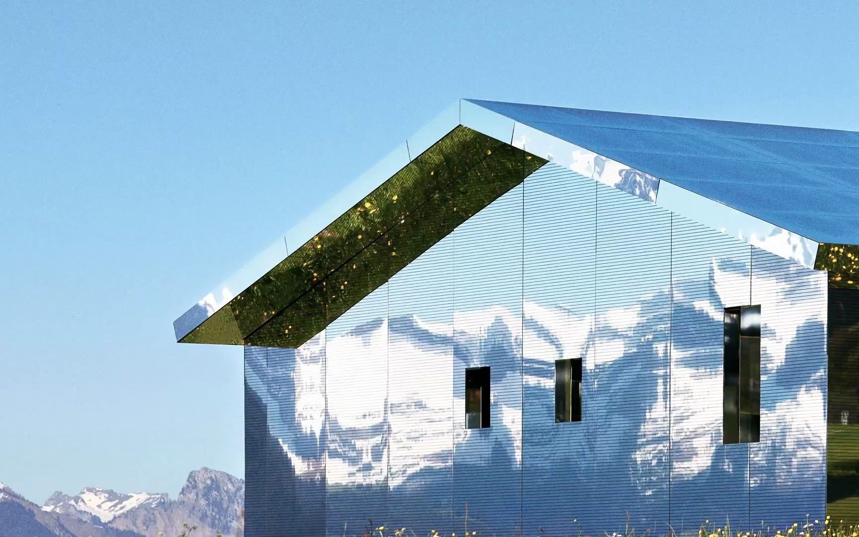 消失的建筑,镜面房子,网红建筑doug aitken mirage house