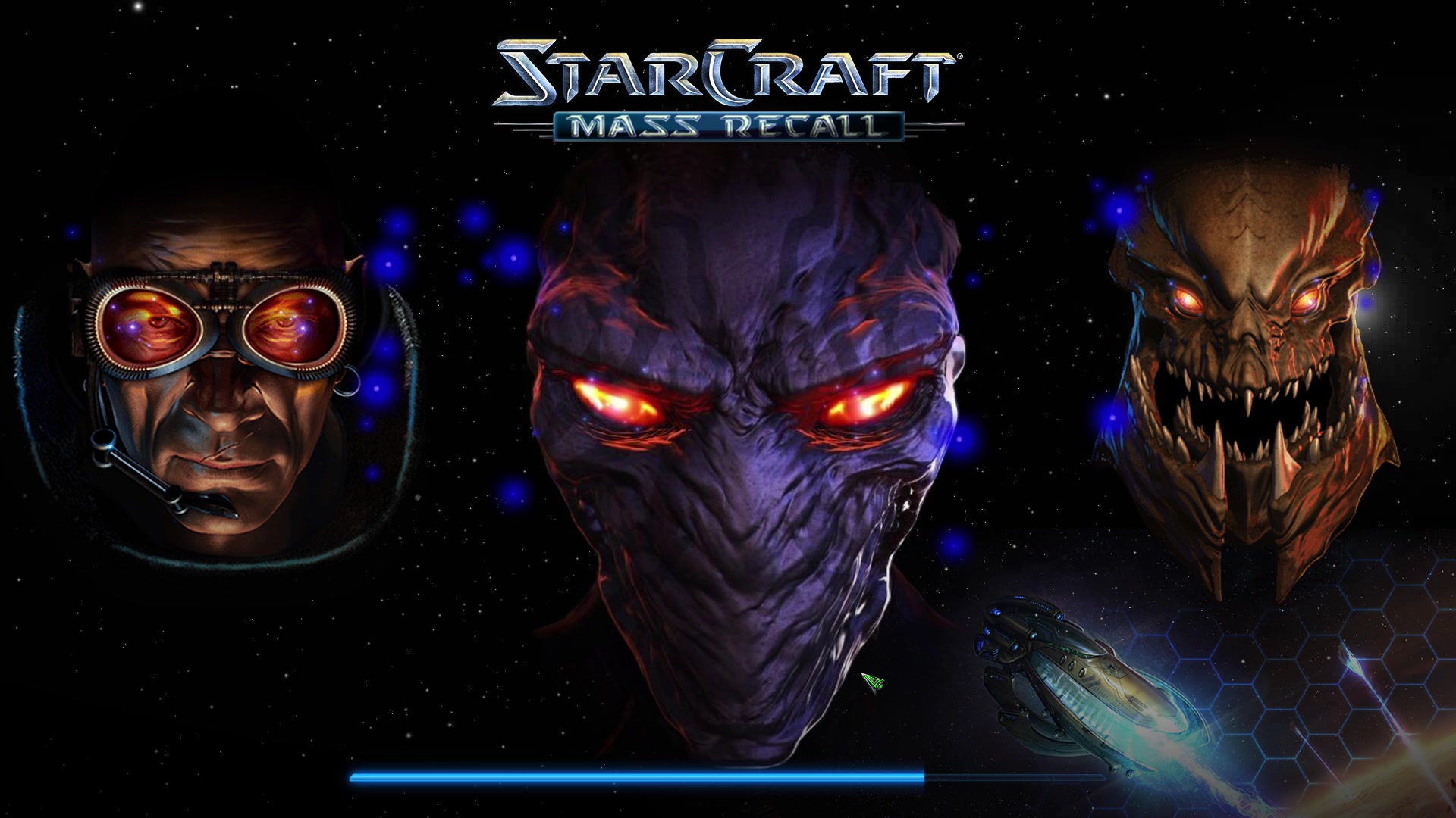 starcraftmassrecall星际争霸复刻第一章片头及教程新兵训练营