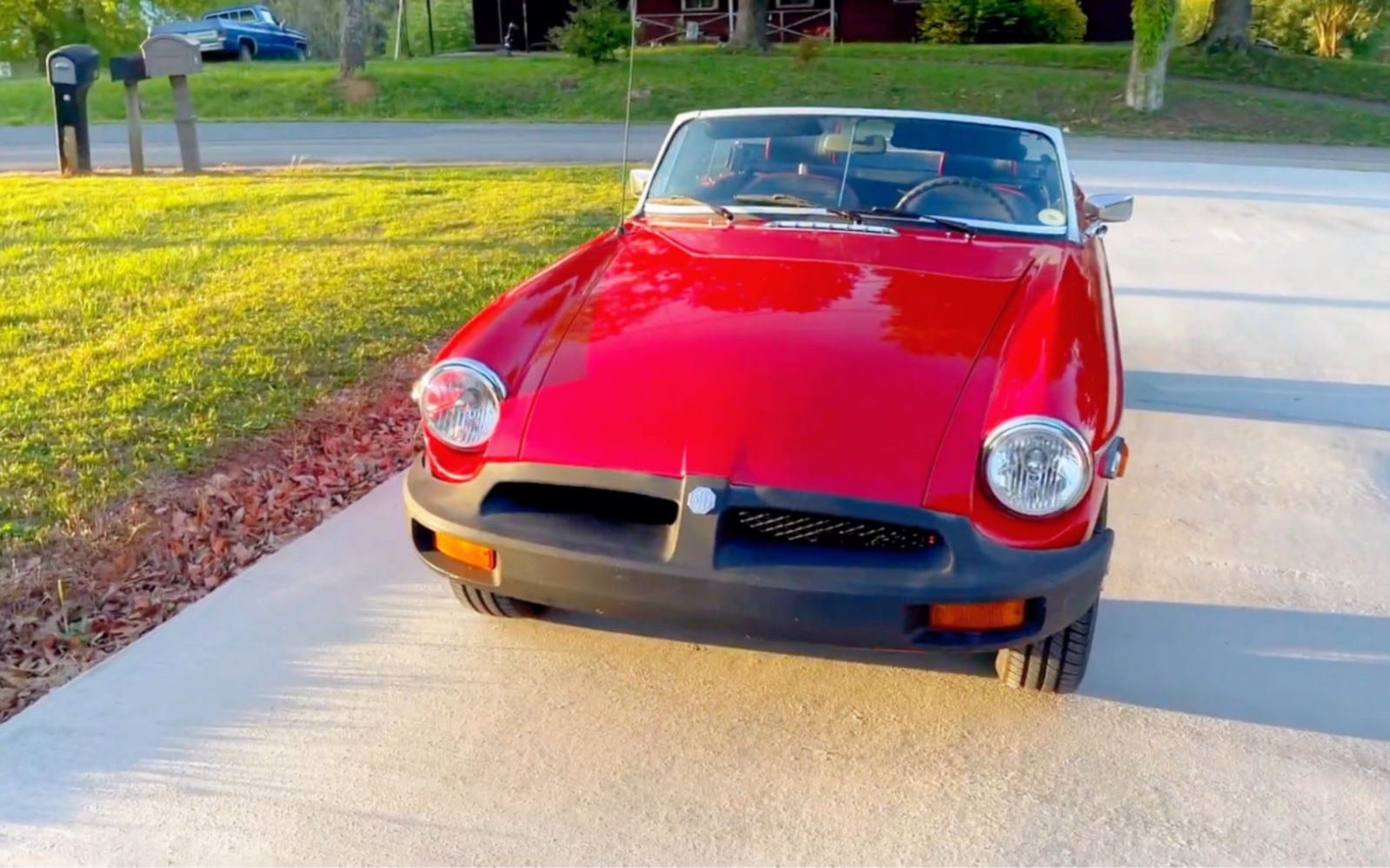 经典老车之1974年名爵mgb roadster敞篷车