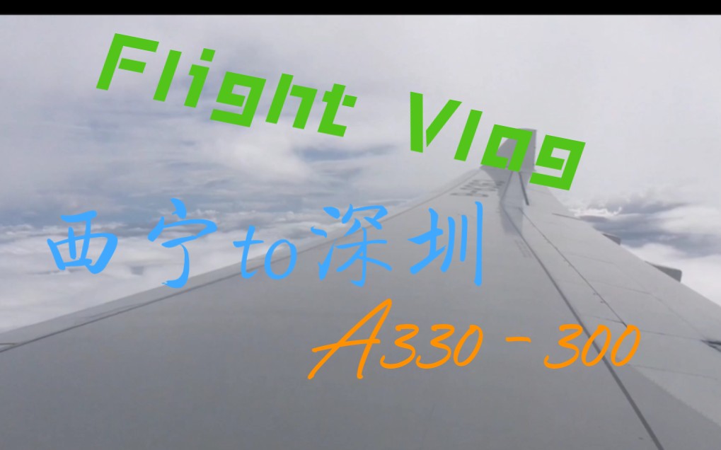 南航的顶级经济舱设施?南航有亲切的服务?【九色航空Flight Vlog 1中国南方航空A330300】哔哩哔哩bilibili