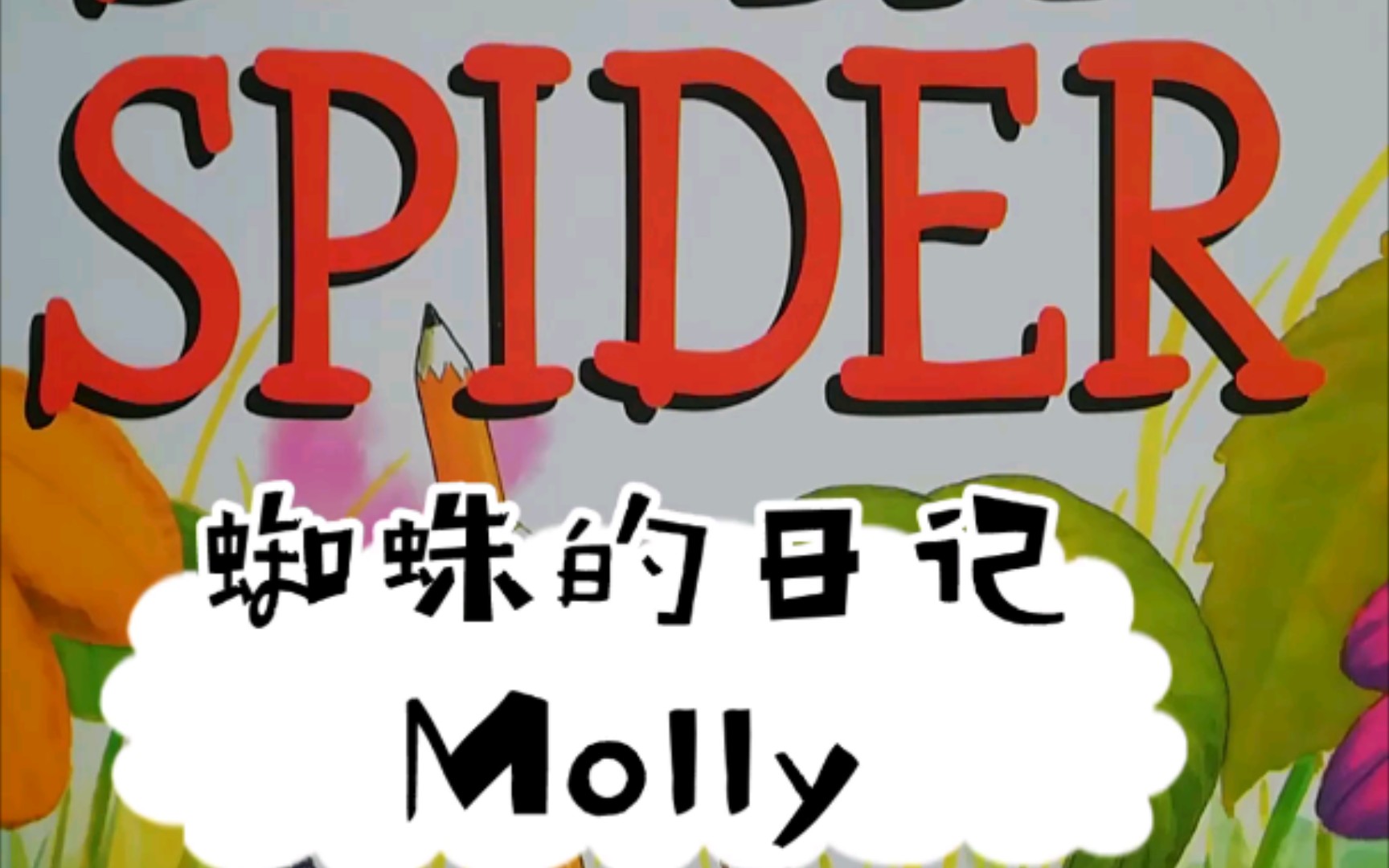 [图]《蜘蛛的日记》Molly推荐英文绘本