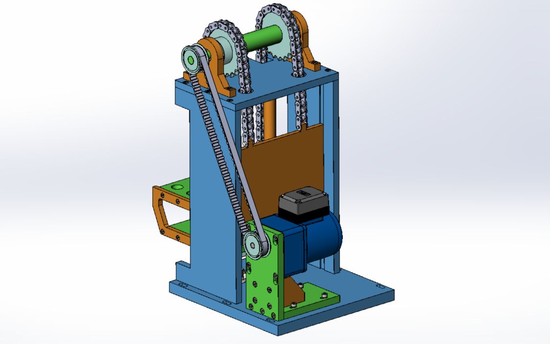 链式升降机实例教学:同步带选型及链传动设计!_哔哩哔哩_bilibili