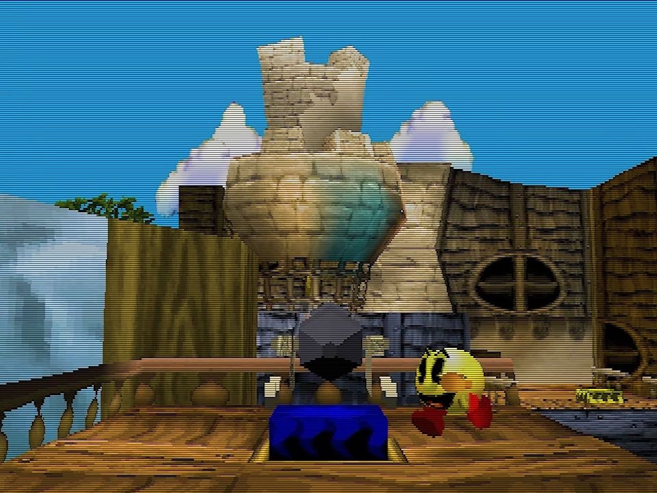 ps经典游戏《吃豆人世界:20周年》op动画 游戏演示