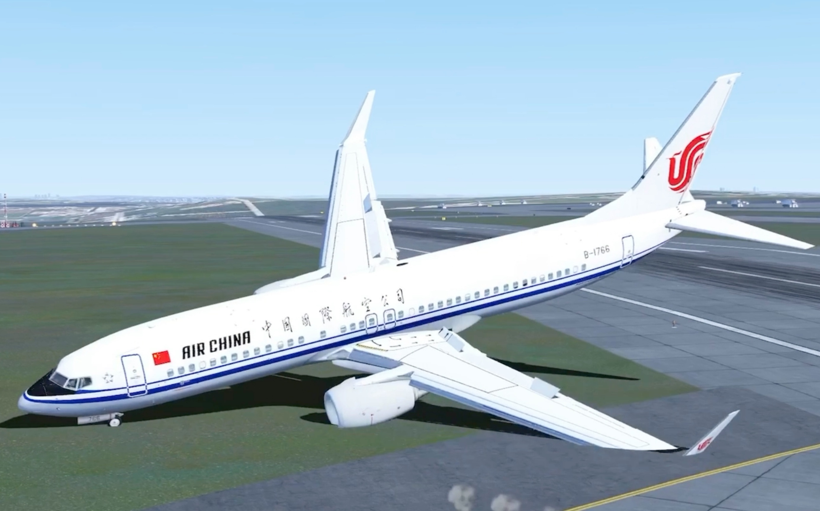 x-plane 10 波音737-800成功降落,起立鼓掌