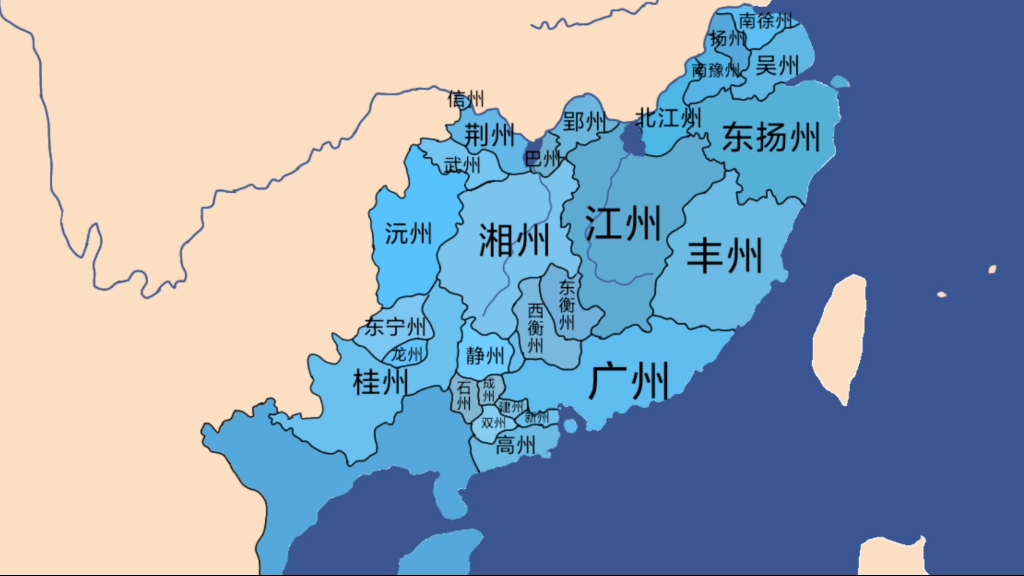 南朝陈地图图片