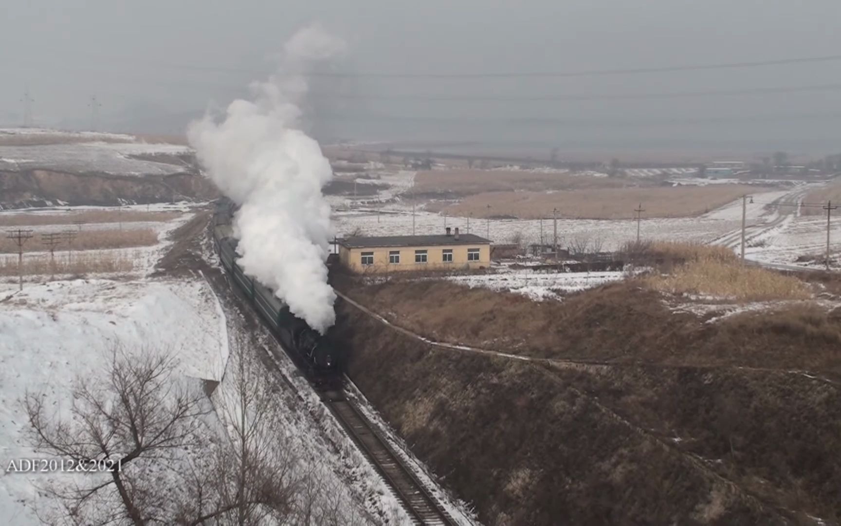 1999年辽宁调兵山的蒸汽火车