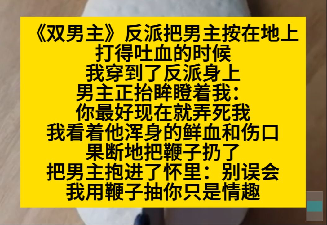 原耽推文 反派把男主打的吐血在地的时候,我穿成了反派,赶紧扔掉皮鞭:我抽你都是情趣……哔哩哔哩bilibili