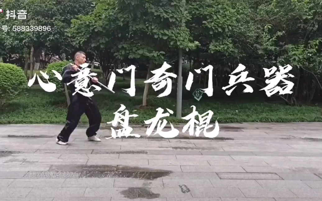 【搬运】心意六合拳器械—盘龙棍(六合梢子,连剑)技法演示