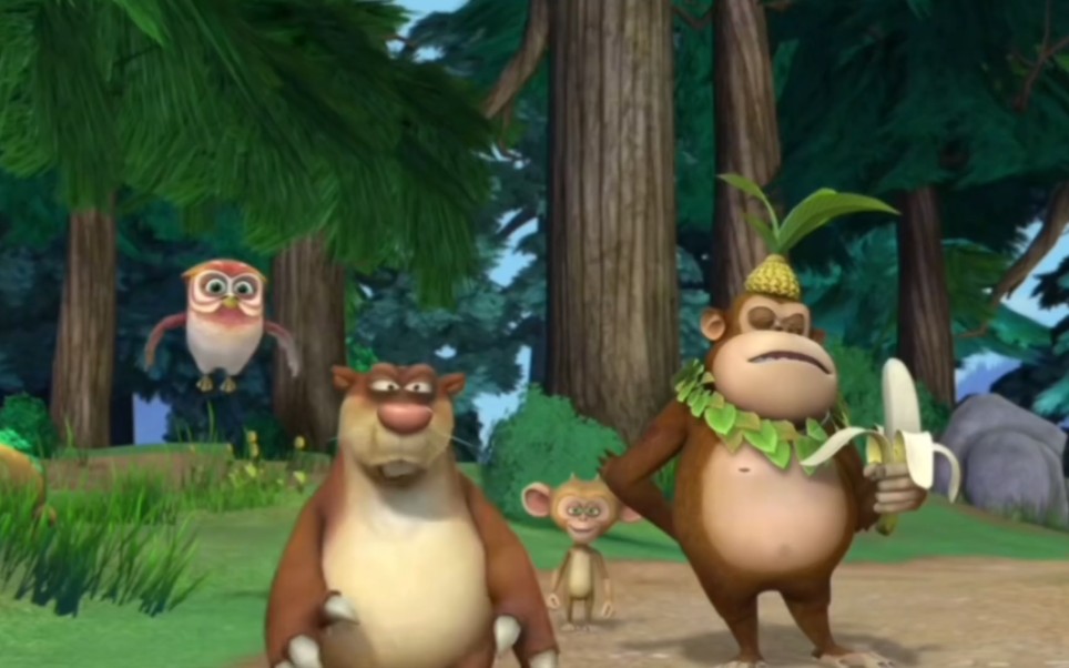 熊出没之环球大冒险第37集新旧对比(求过审)