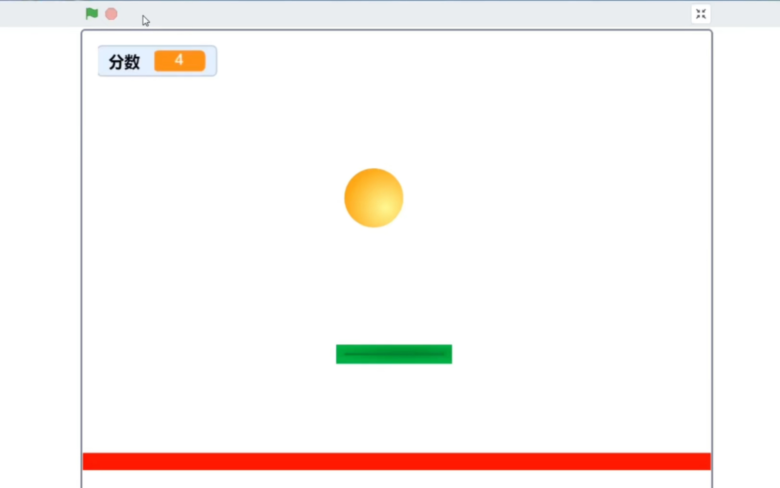 [图]使用scratch3制作简单的弹球游戏