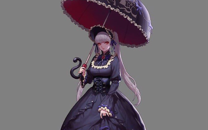 dnf自制补丁女鬼剑改老婆妲可儿哥特风黑色