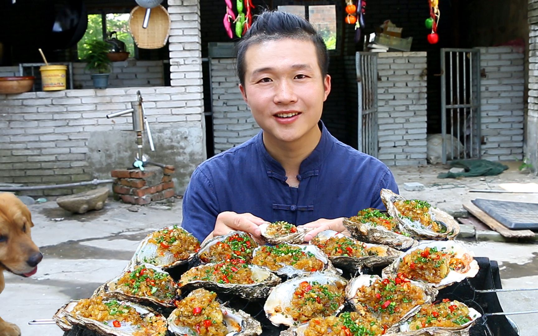 生蚝号称男人加油站涛锅听完怒吃5斤蒜蓉生蚝味道太美了