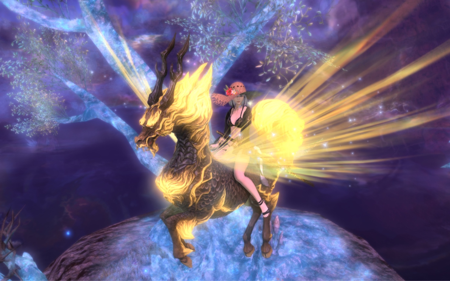 《ff14》麒麟:你看我威不威?