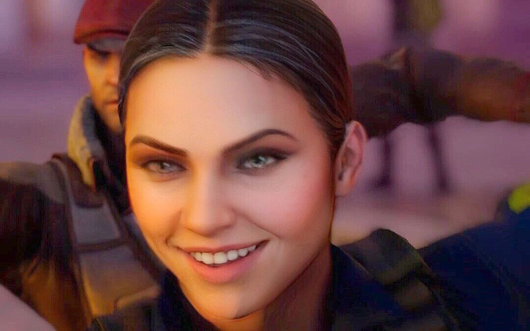 csgofbi女探员在运河水城跳起了广场舞