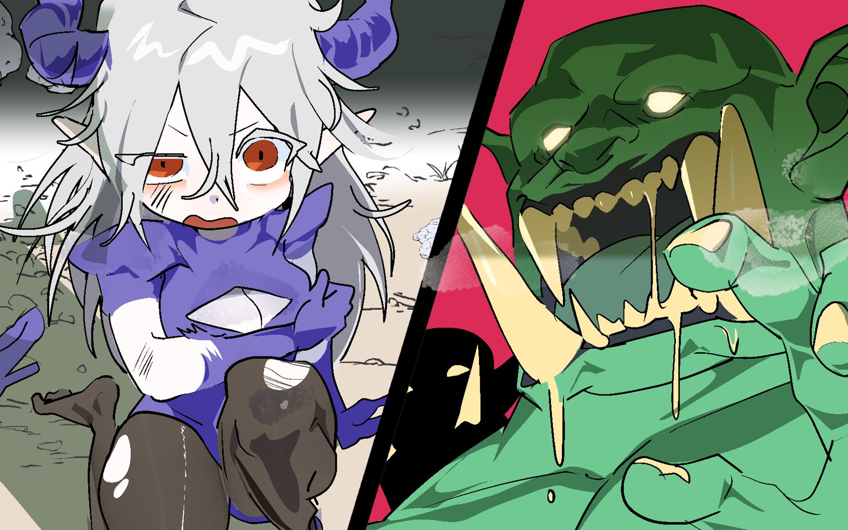 [菊草toon] 被侵略的魔王-残狼彡牧夜帝灬-animation-哔哩哔哩视频