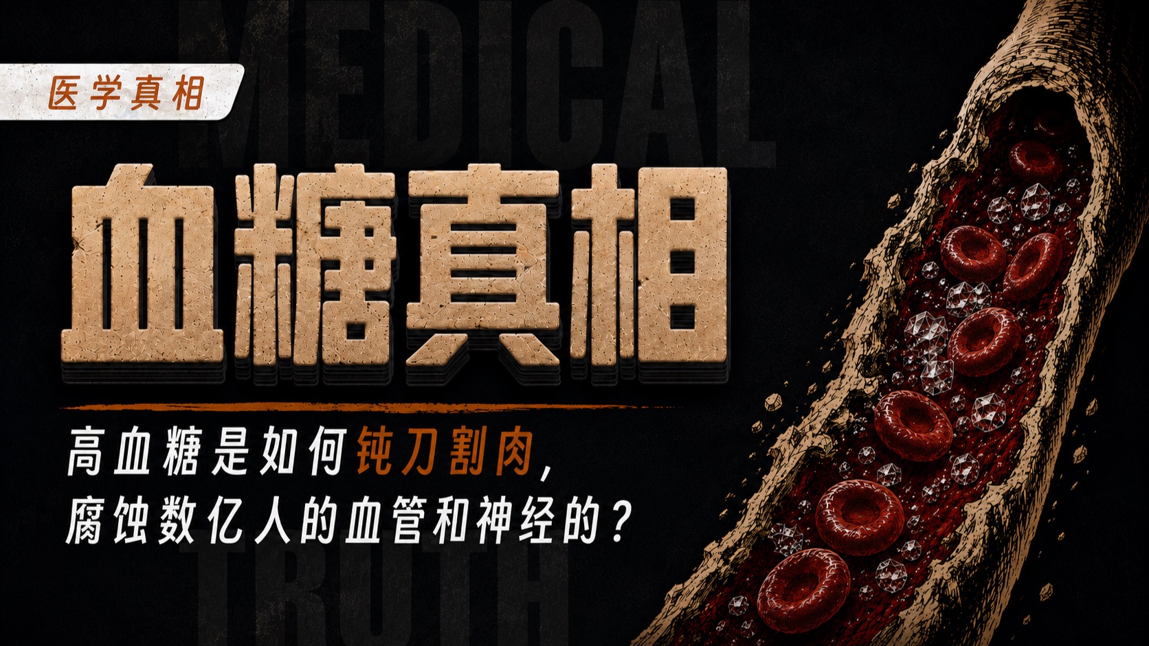 血糖真相：高血糖是如何钝刀割肉，腐蚀数亿人的血管和神经的？