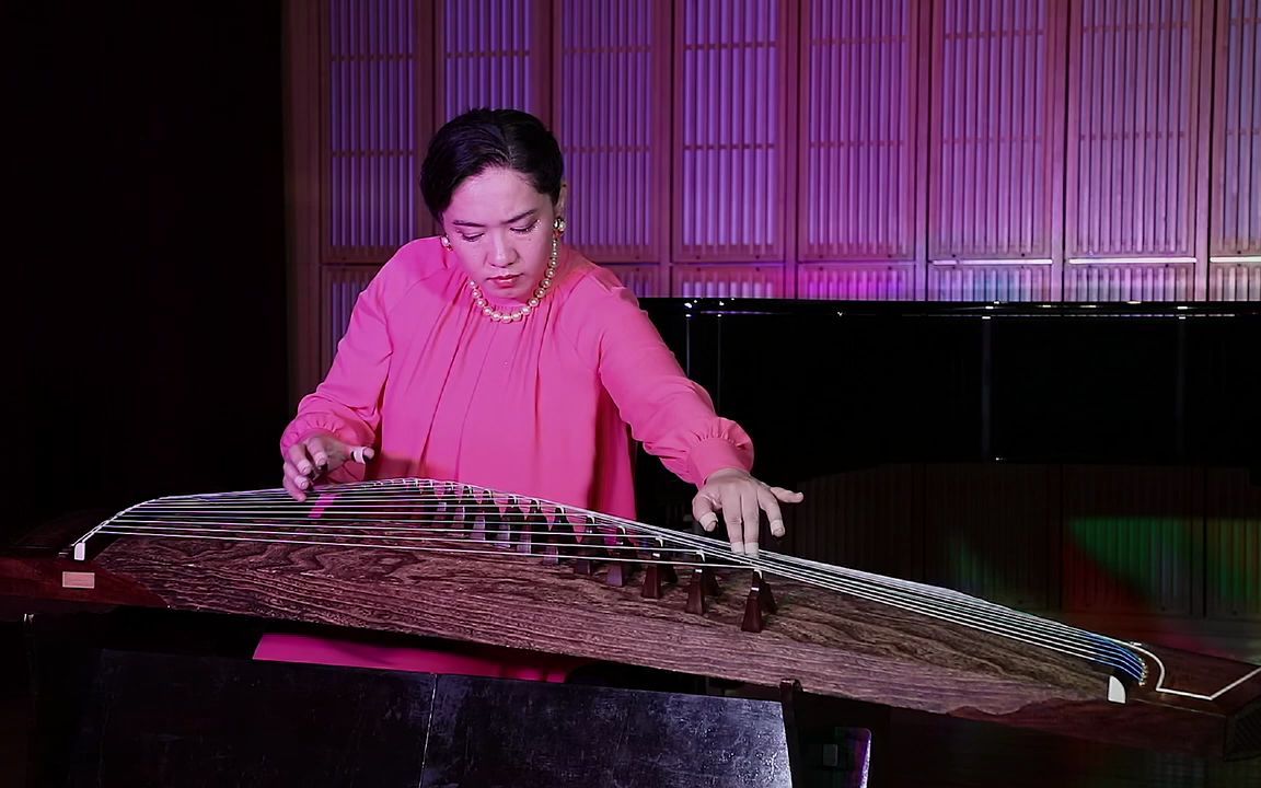 【古筝】当博士弹起考级曲:毛丫 - 月儿高