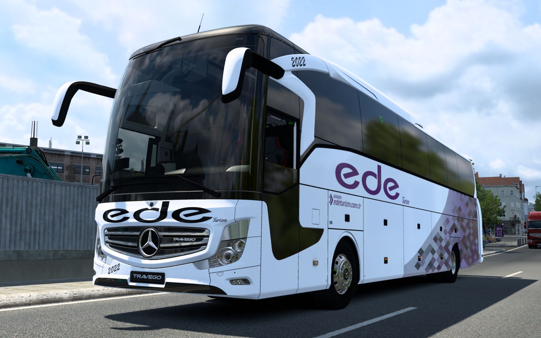 欧卡2mod:奔驰new travego 16 shd 1.47