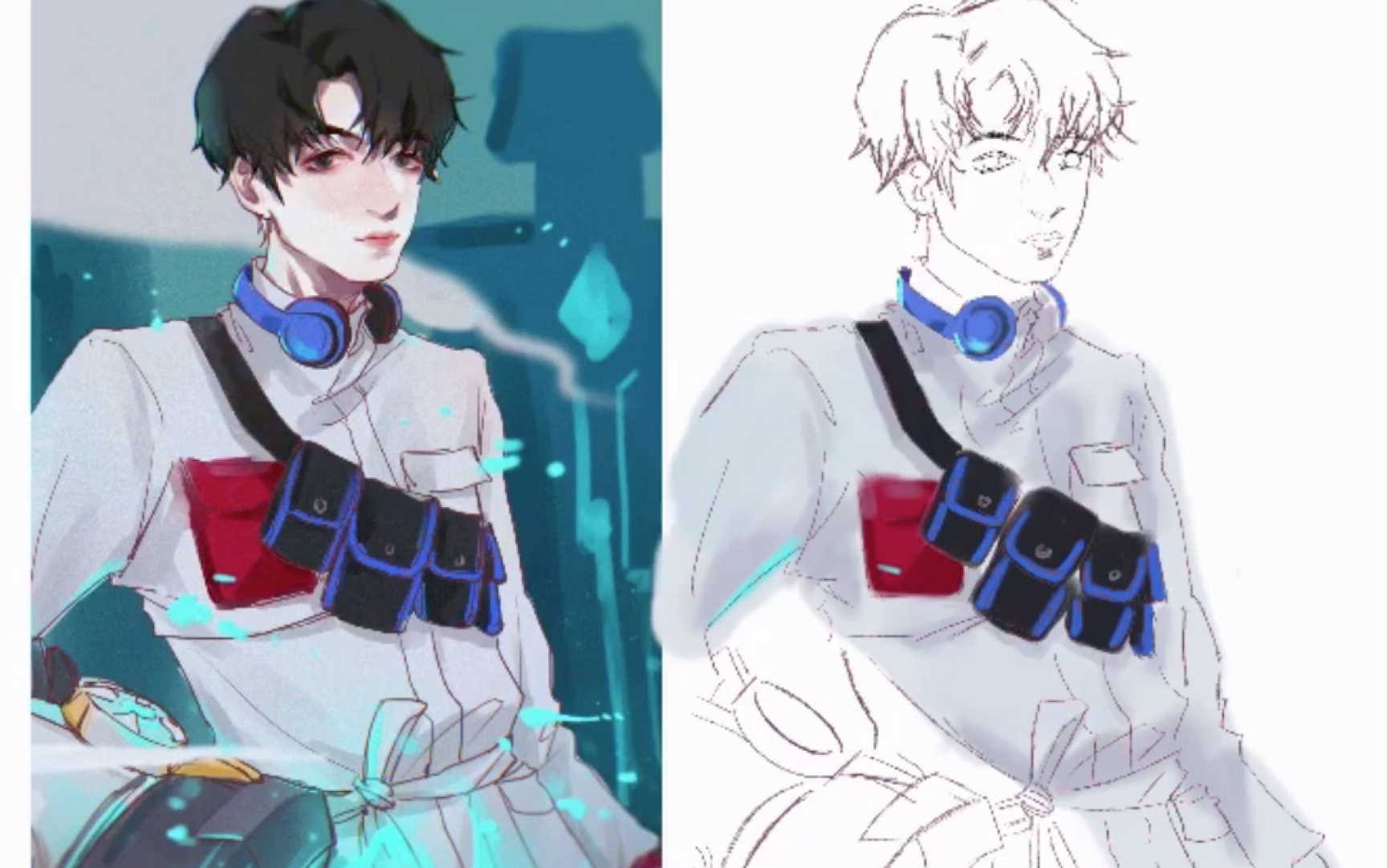 procreater1se张颜齐手绘精简过程