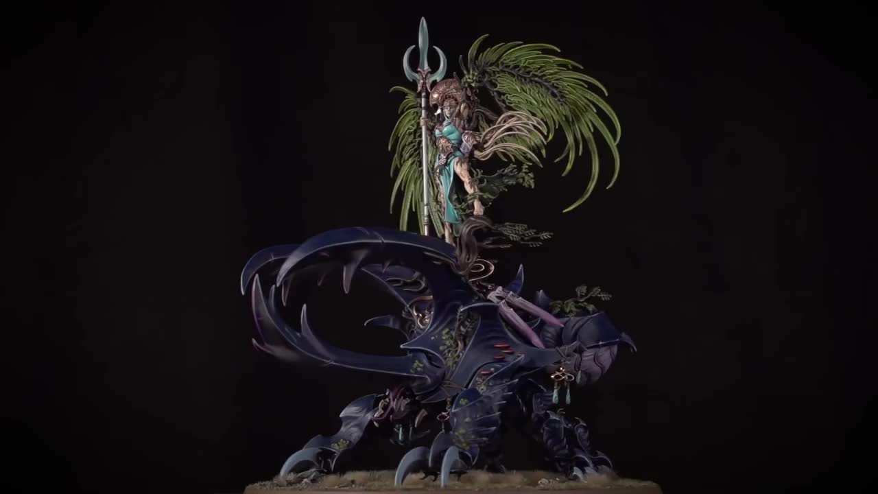 gw战锤树人生命女王涂装教程