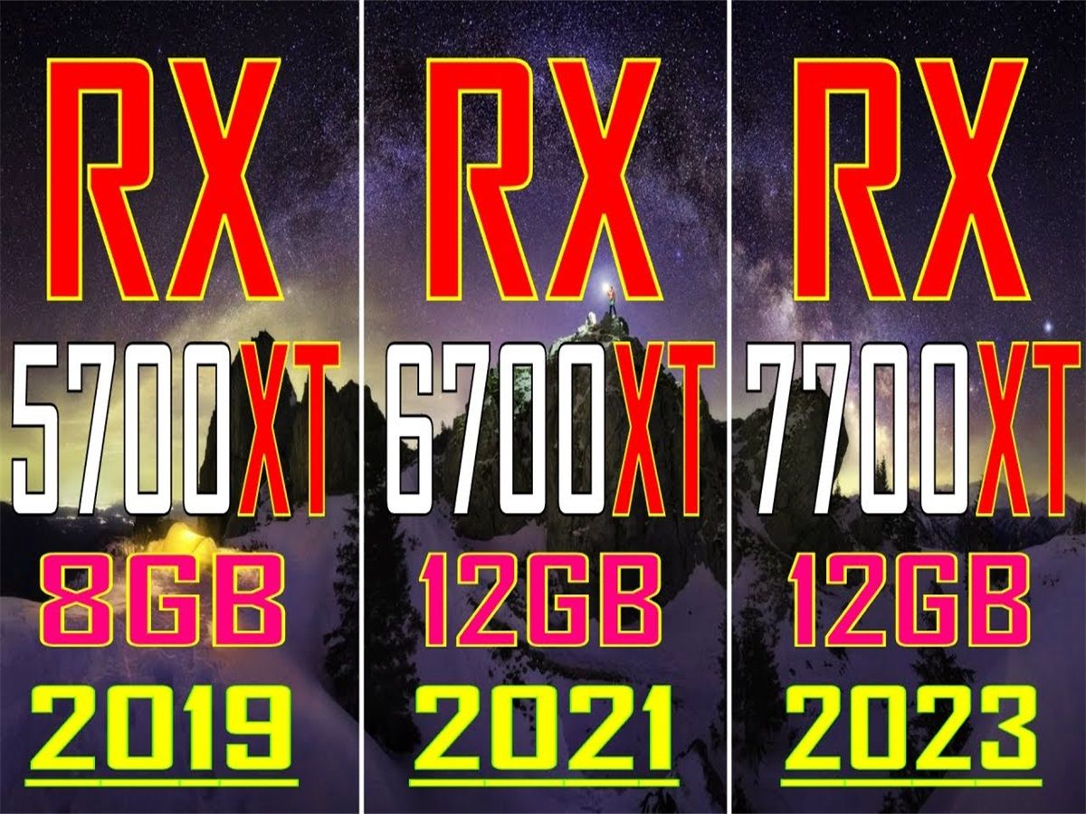 rx 7700xt,6700xt 12g vs rx 5700xt 8g 显卡对比(2k分辨率测试,cpu为