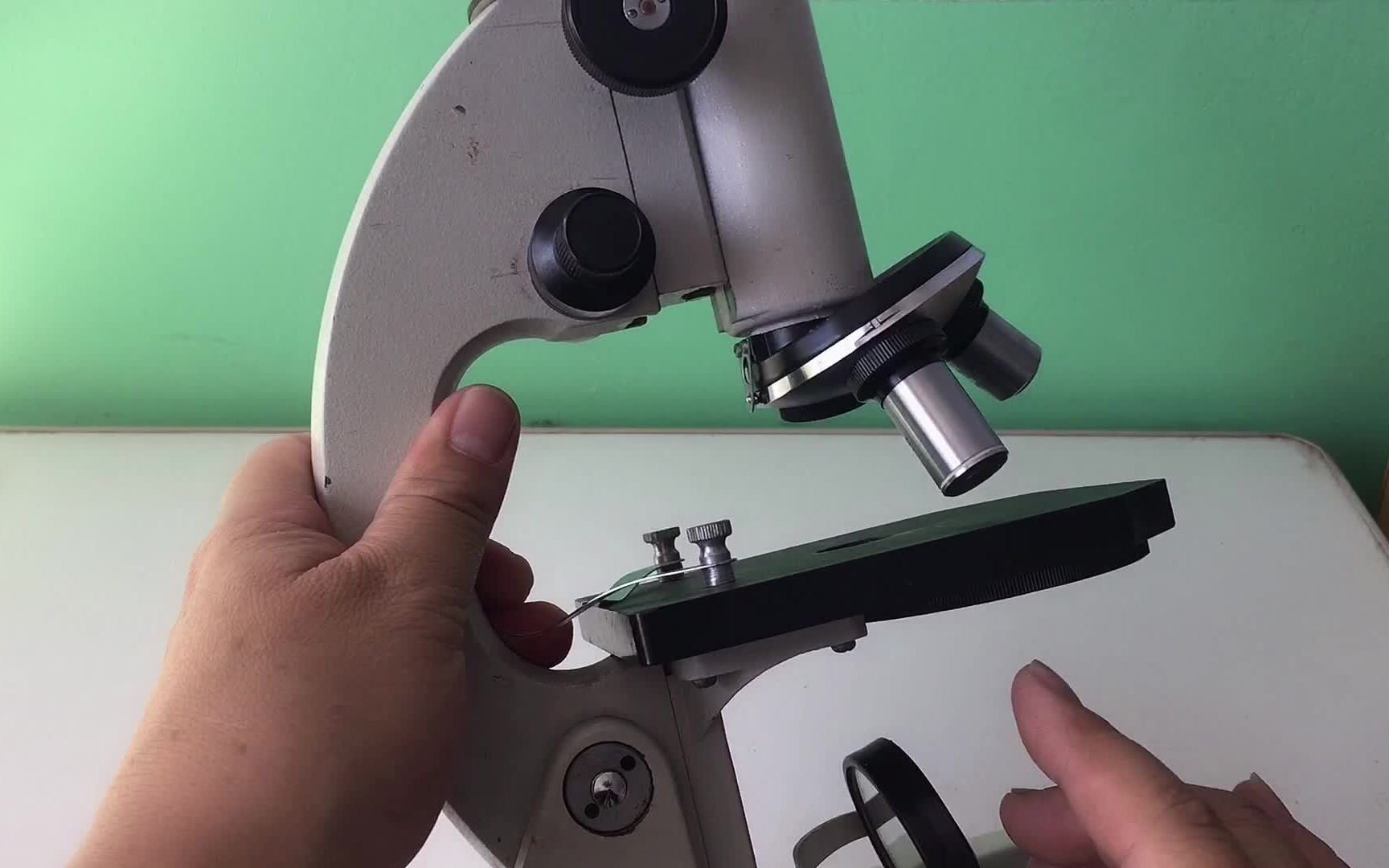 复习学校生物课上用过的显微镜,用它观察小肠的切片,微观画面你见过吗