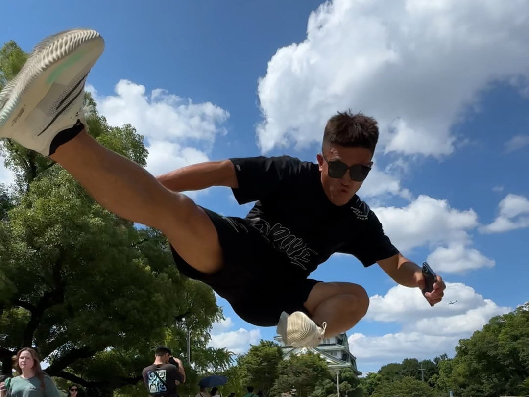 在日本🇯🇵展示中国🇨🇳飞踢 #飞踢