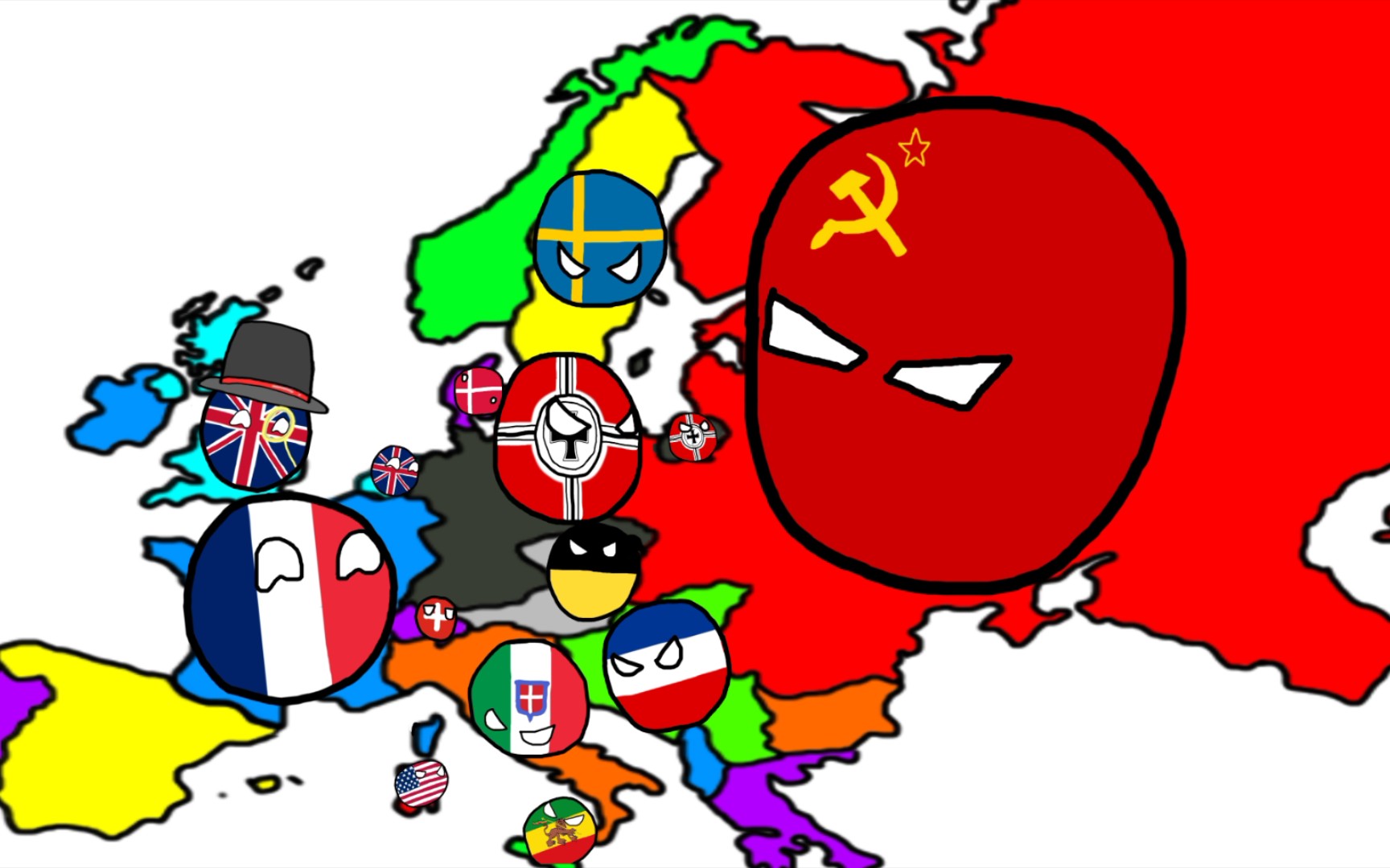波兰球轴心国成员图片