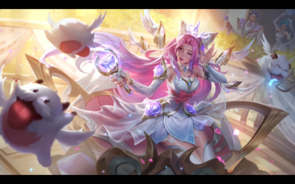 水晶玫瑰-萨勒芬妮皮肤局外模型展示!快来围观小萨的美貌吧!