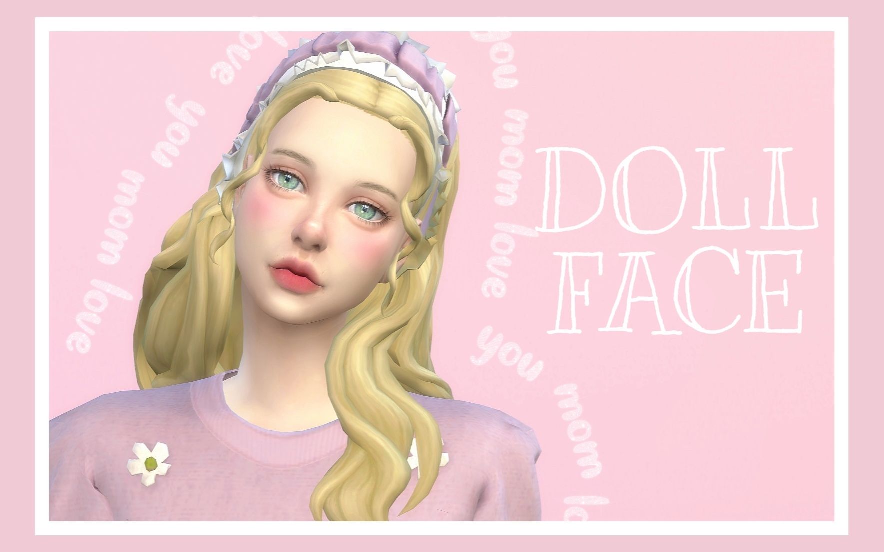 【模拟人生4捏人】娃娃脸|73doll face73|ea风_哔哩哔哩_bilibili