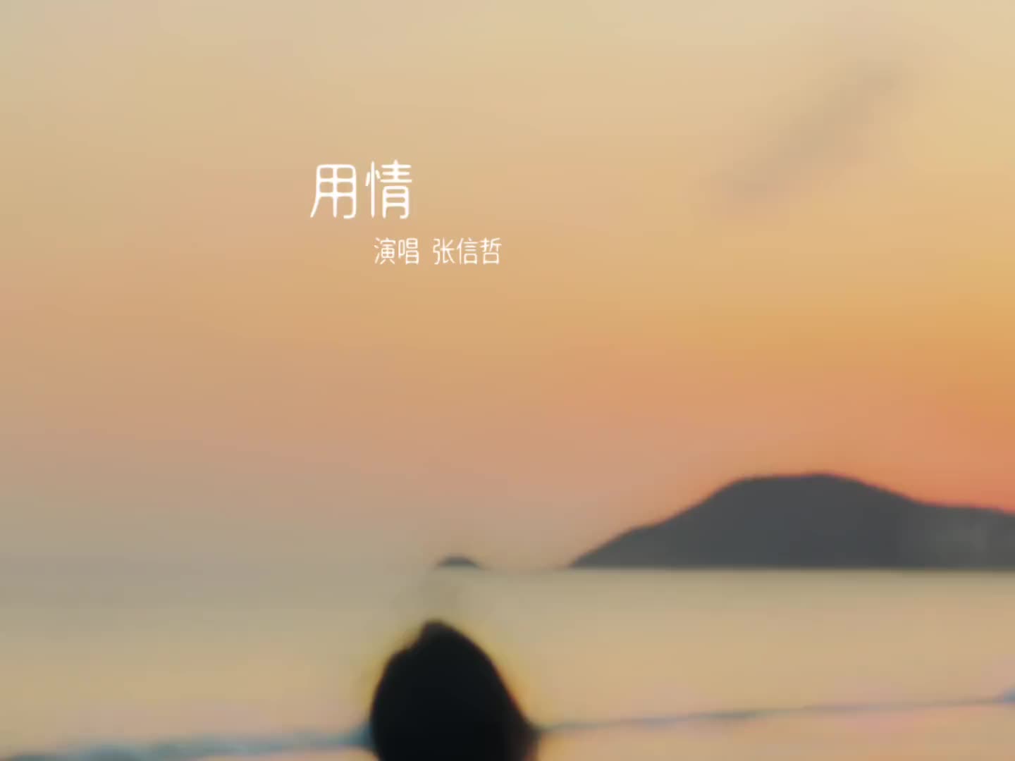 我用情付诸流水爱比不爱可悲音乐用情张信哲歌单种草计划