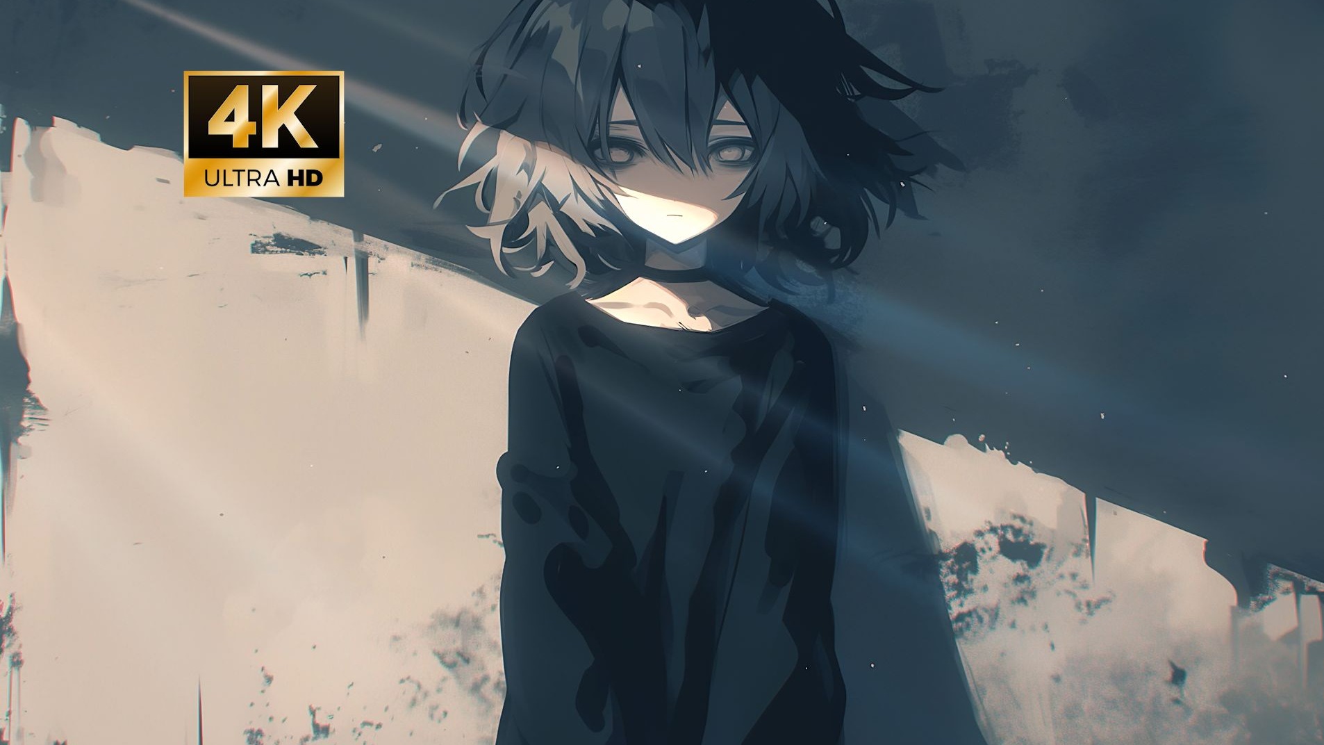 「街头悲伤动漫女孩」4k动态壁纸分享