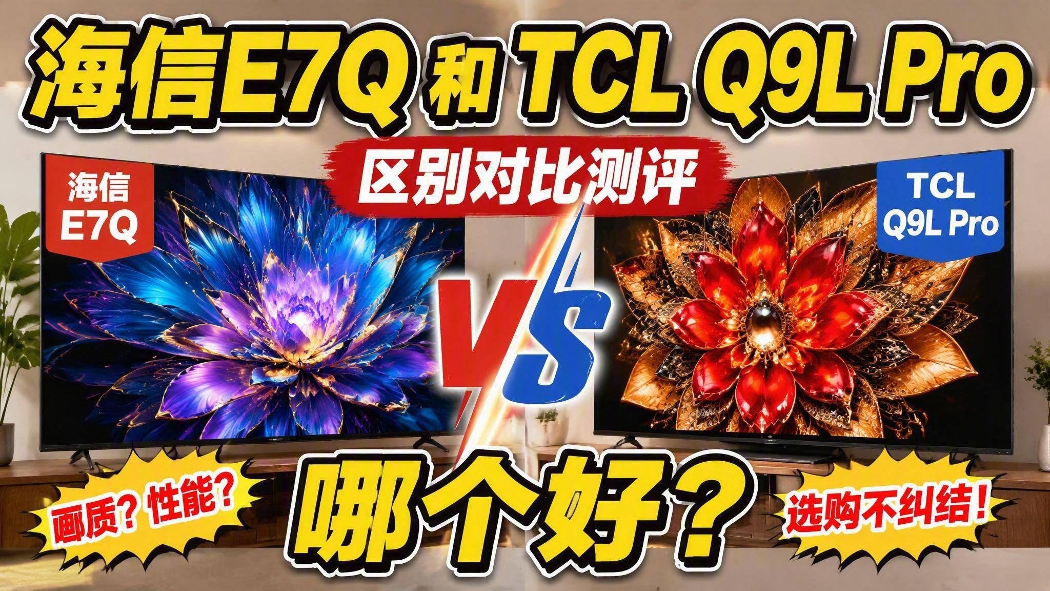 海信e7q和tclq9lpro区别对比测评，tclq9lpro和海信e7q哪个好？