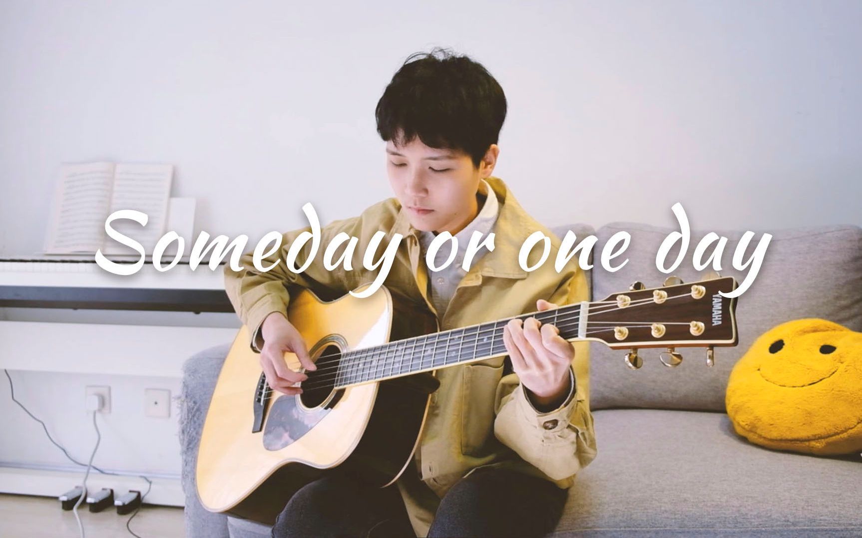 [图]【吉他指弹】想见你片头曲someday or one day