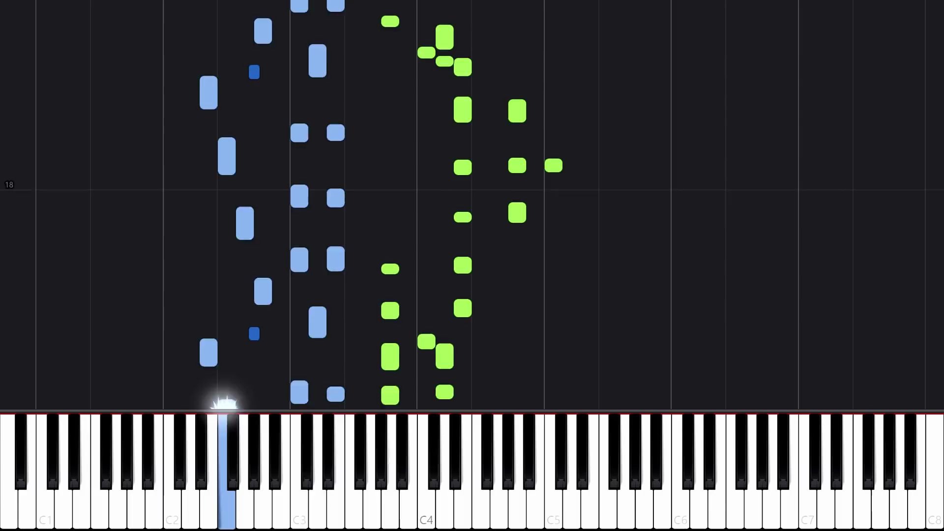 [图]【节奏布鲁斯】Hit The Road Jack 钢琴教学 (Synthesia)