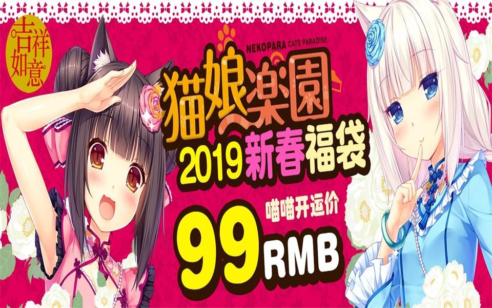 [图]价值99RMB的猫娘乐园nekopara2019新春福袋能开出什么好东西呢？