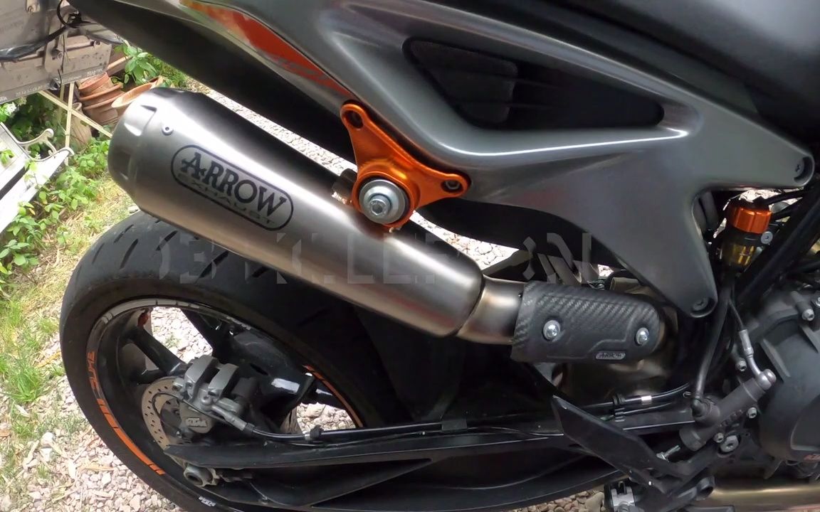 ktm duke 790箭牌排气拆掉消音的脉动声浪