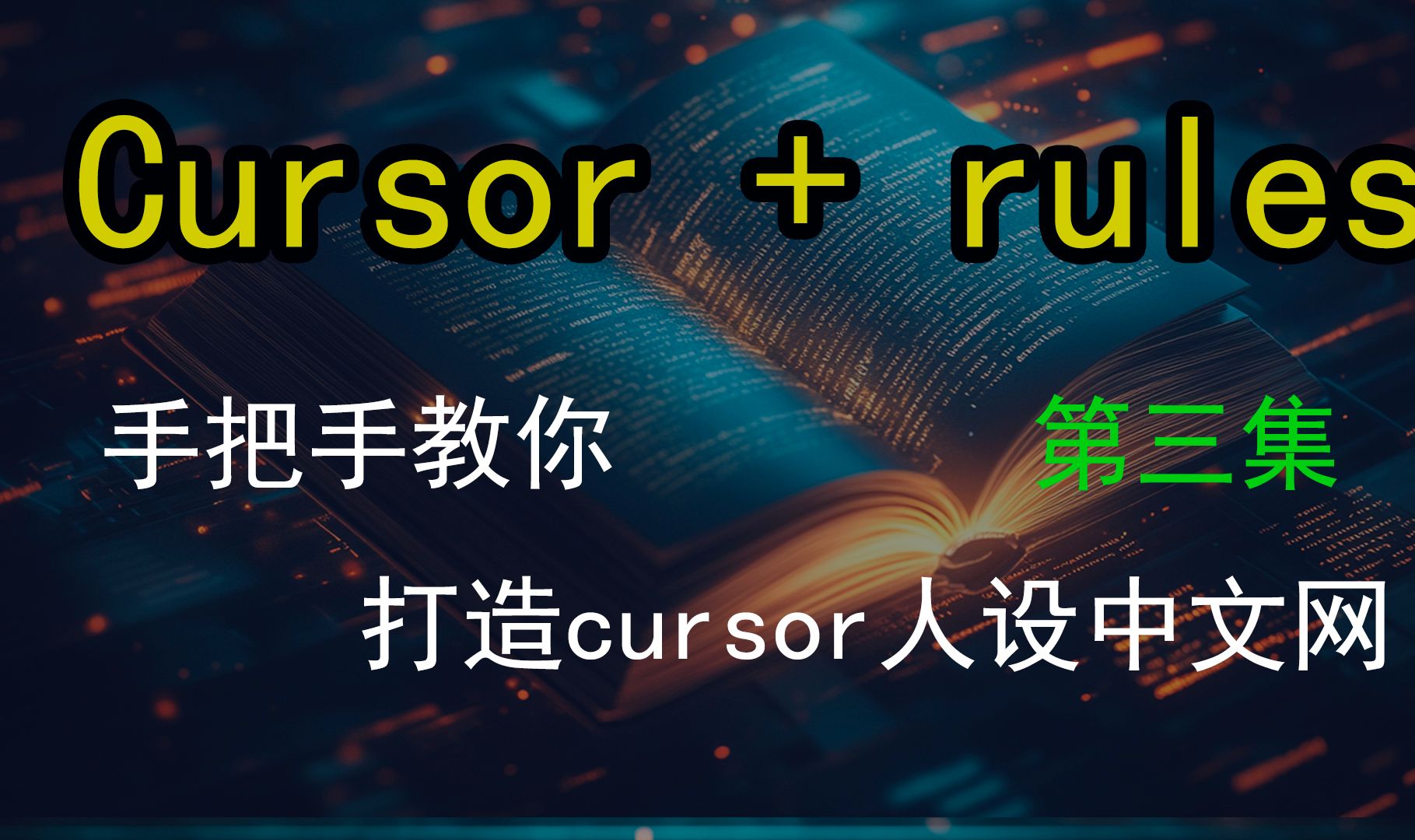 𐟔婜‡撼!30分钟搭建Cursor Rules中文网站,小白也能学会!哔哩哔哩bilibili