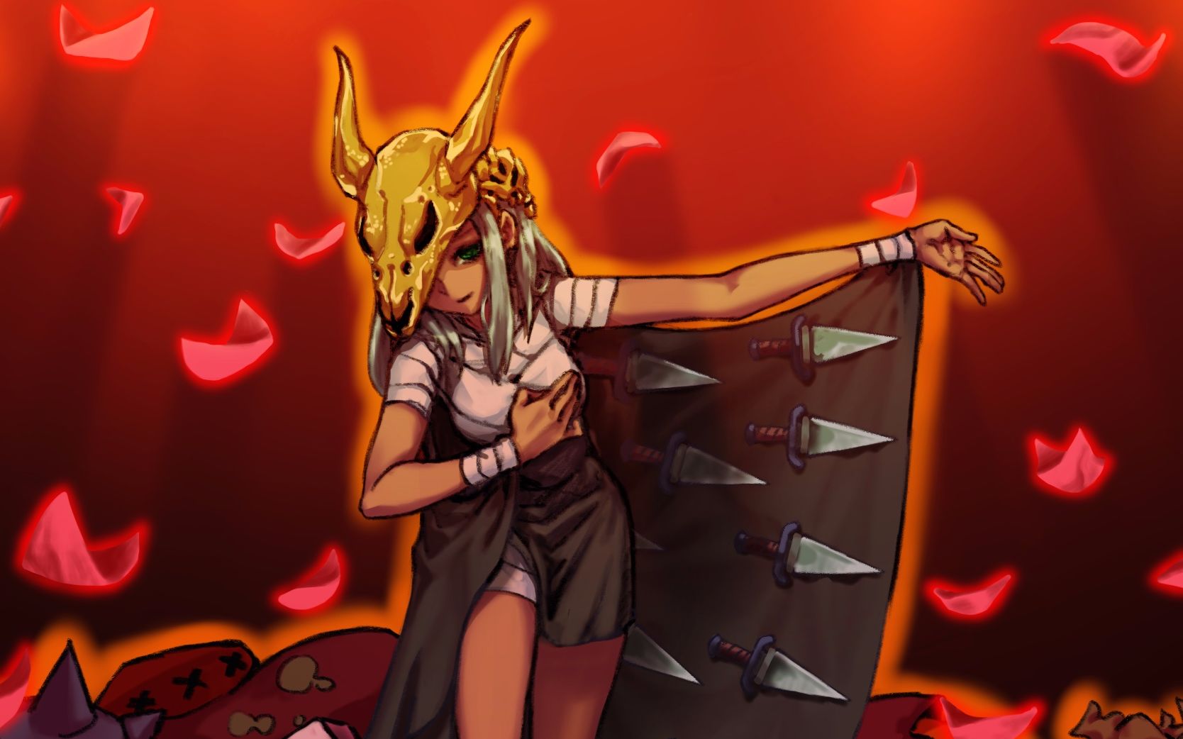 ipadpro摸鱼杀戮尖塔同人华丽收场