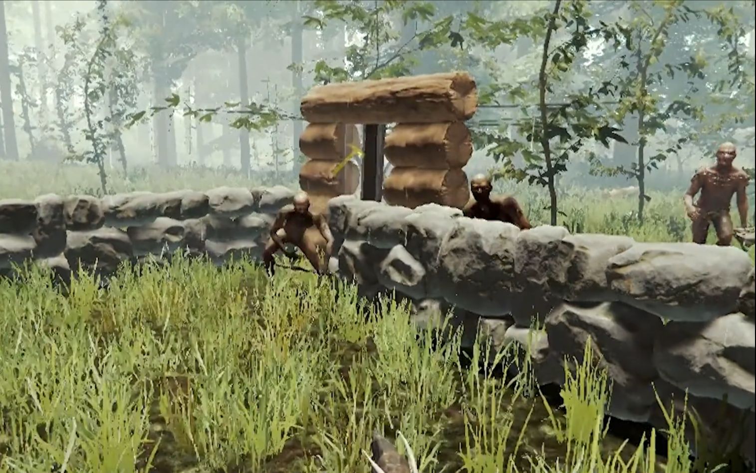 迷失森林03:好不容易盖好了围墙,最后却被野人群盯上了?