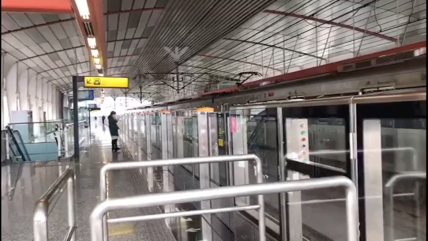 crt重庆轨道交通六号线大竹林站六号线有两种电机不要介意说实话up主